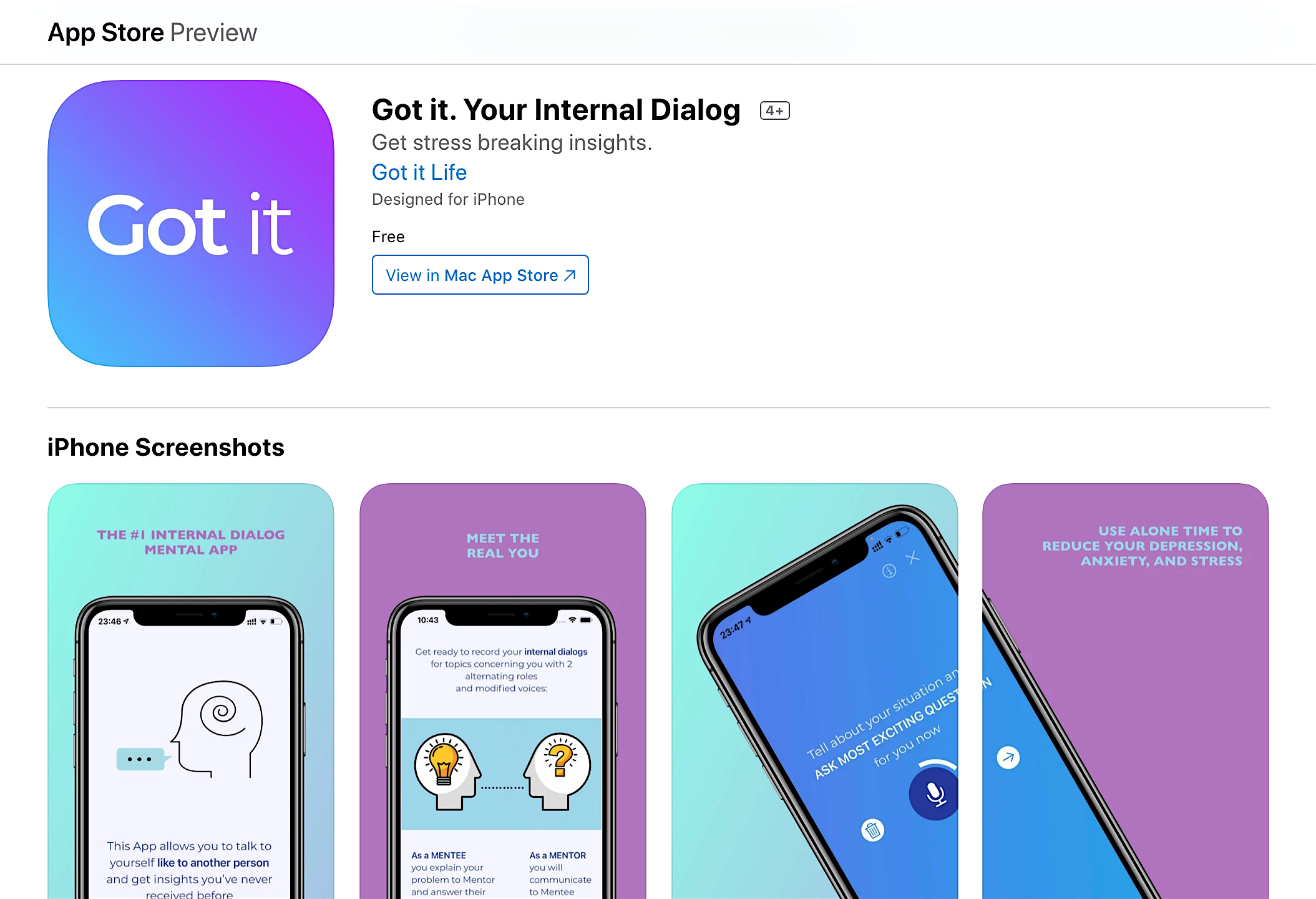 AI-driven Self Talk for Mental Health gallery image