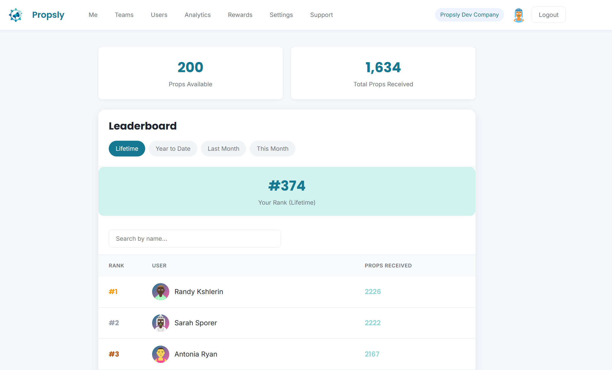 Propsly - Screenshot 4 showing product features and functionality