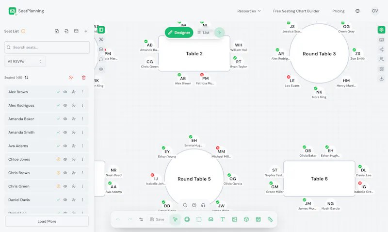 SeatPlanning screenshot 3