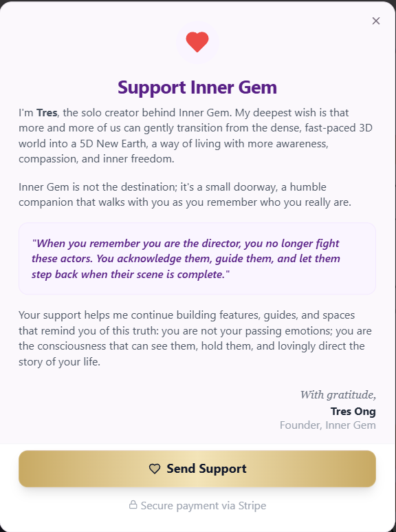 Inner Gem · Daily Awareness Journal - Screenshot 2 showing product features and functionality