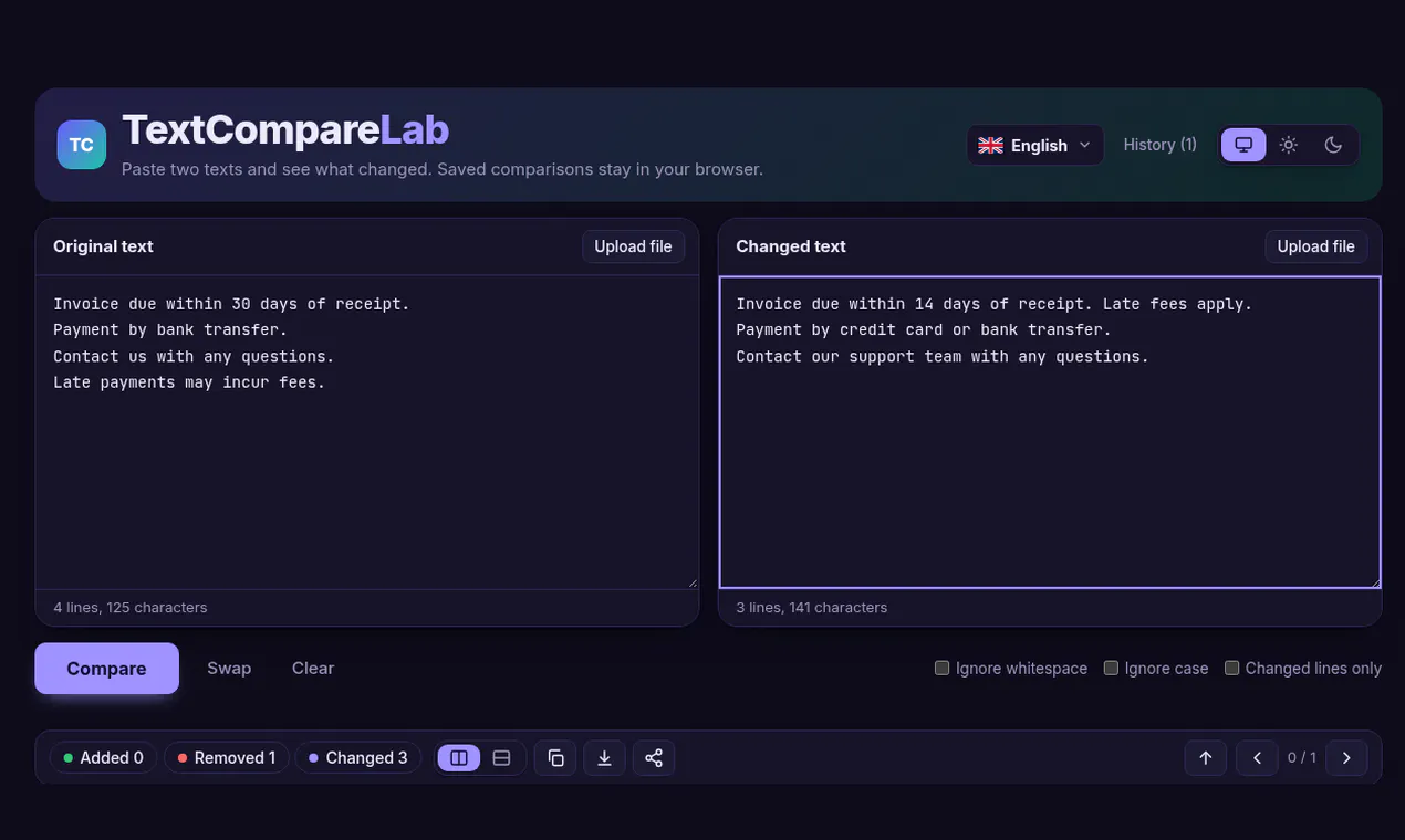 TextCompareLab gallery image