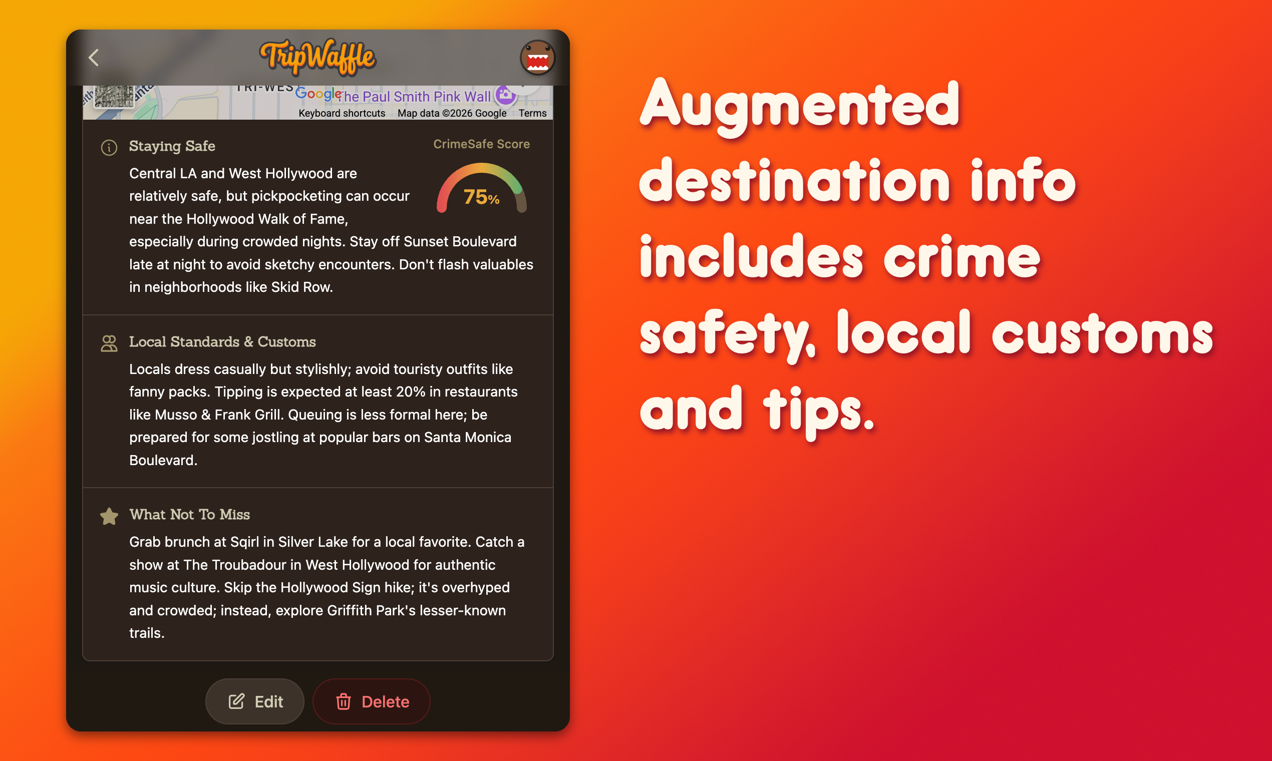 TripWaffle gallery image