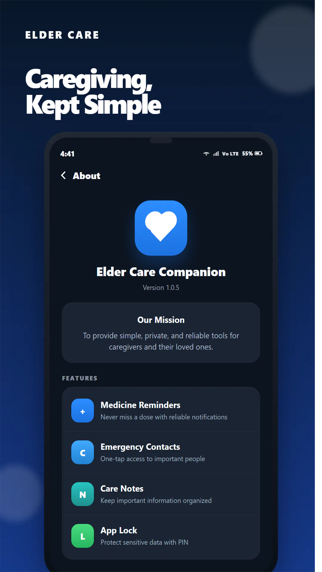 Banner del producto Elder Care