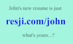 Resji - webpage for your resume. image