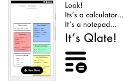Qlate - Calculator + Notepad media 3