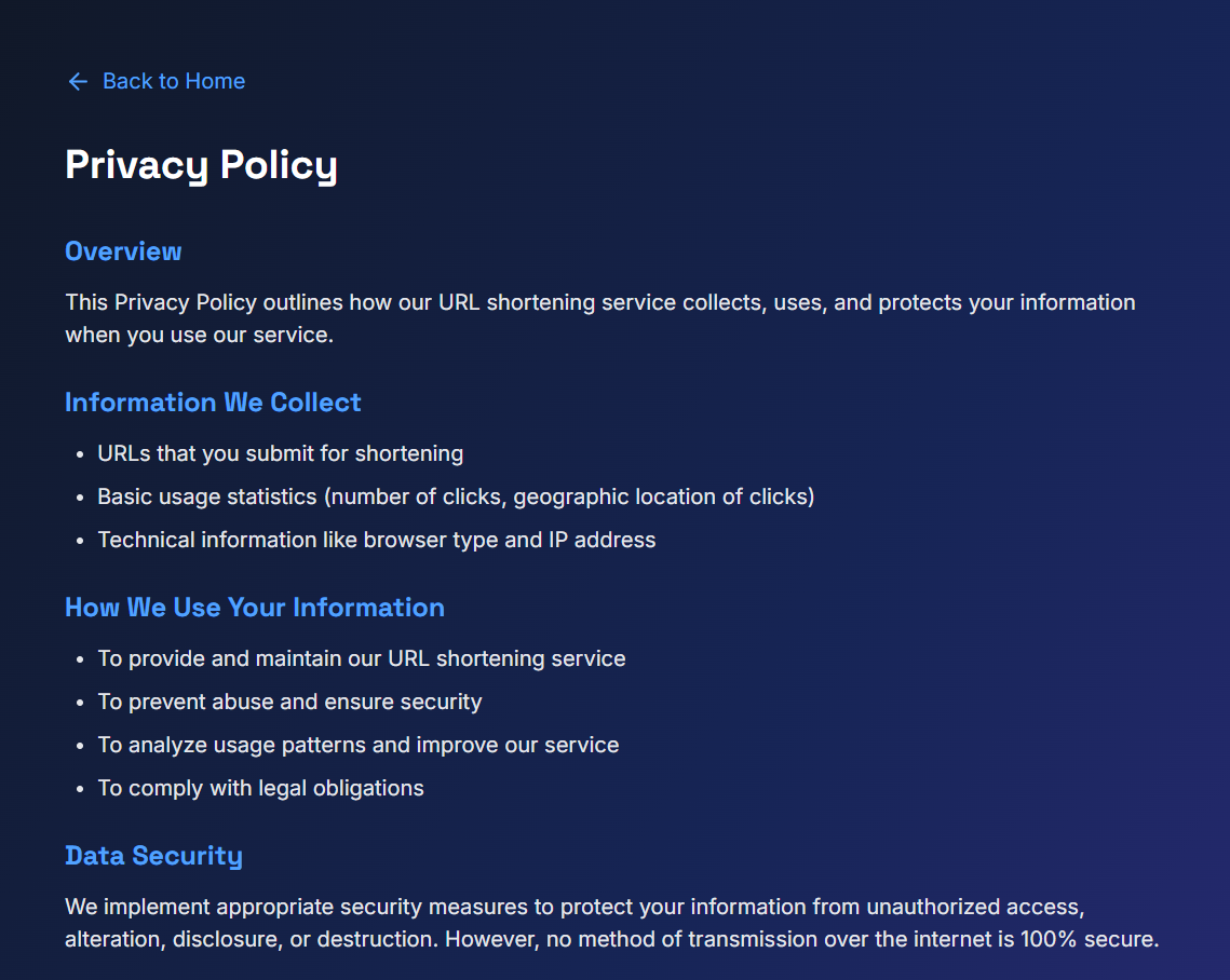 URL Shortener gallery image