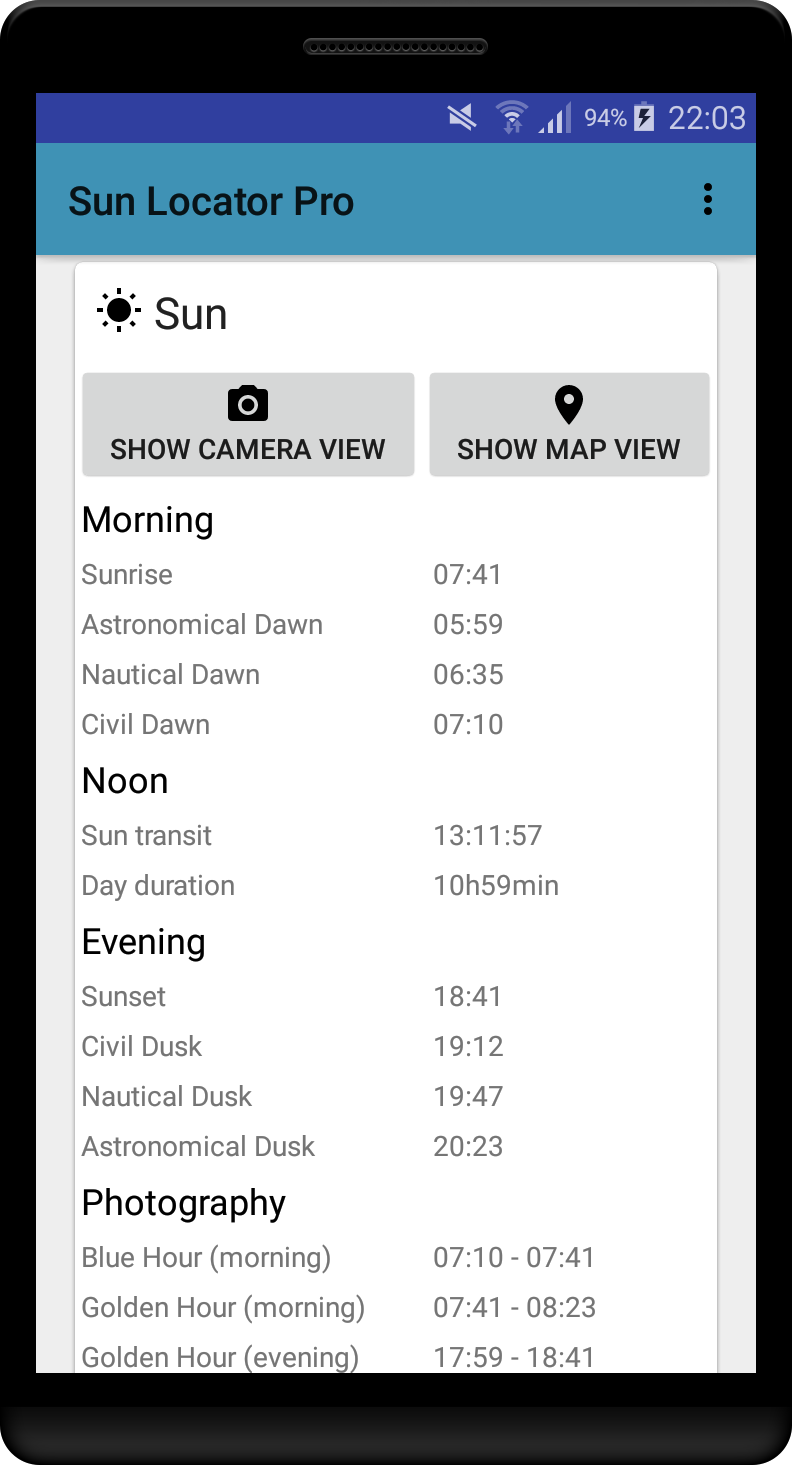 Sun Locator Pro gallery image