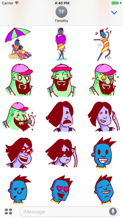 Beach Daze Stickers gallery image