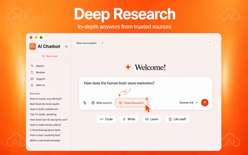 𝗖𝗹𝗼𝘂𝗱𝗶𝗮 𝗖𝗵𝗮𝘁 screenshot 3