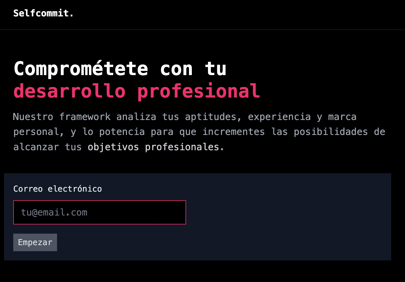 Selfcommit.dev