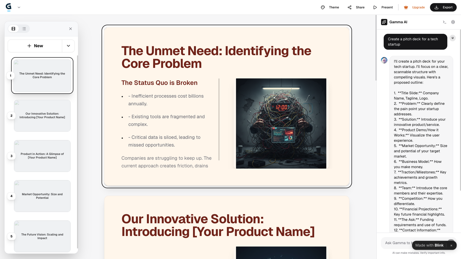 Blink Agent Builder gallery image
