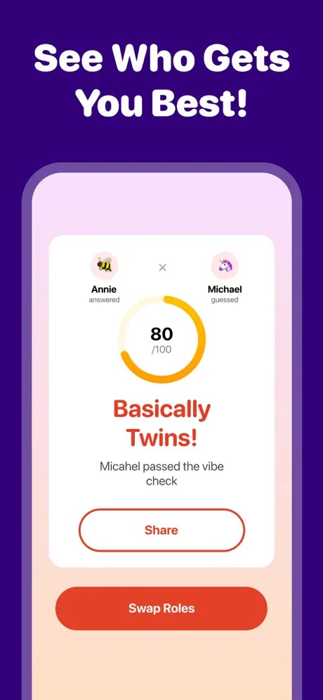 How Well Do You Know Me? - Screenshot 2 showing product features and functionality