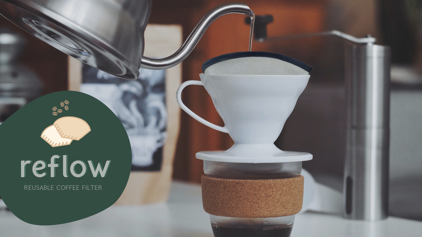 reFlow  Reusable Coffee Filter and Pouch