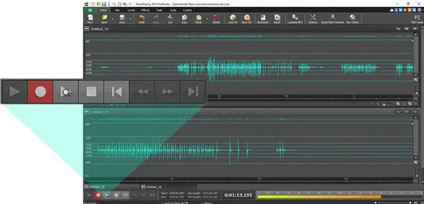Wavepad audiobewerking - De beste intuïtieve software voor het bewerken van audio die je ooit zult gebruiken! media 3