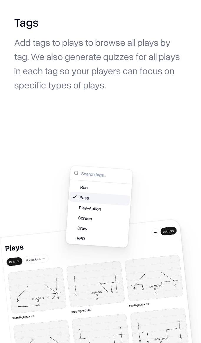 Mídia 9 de Play Designer Pro - Turn your football playbook into Duolingo-style quizzes