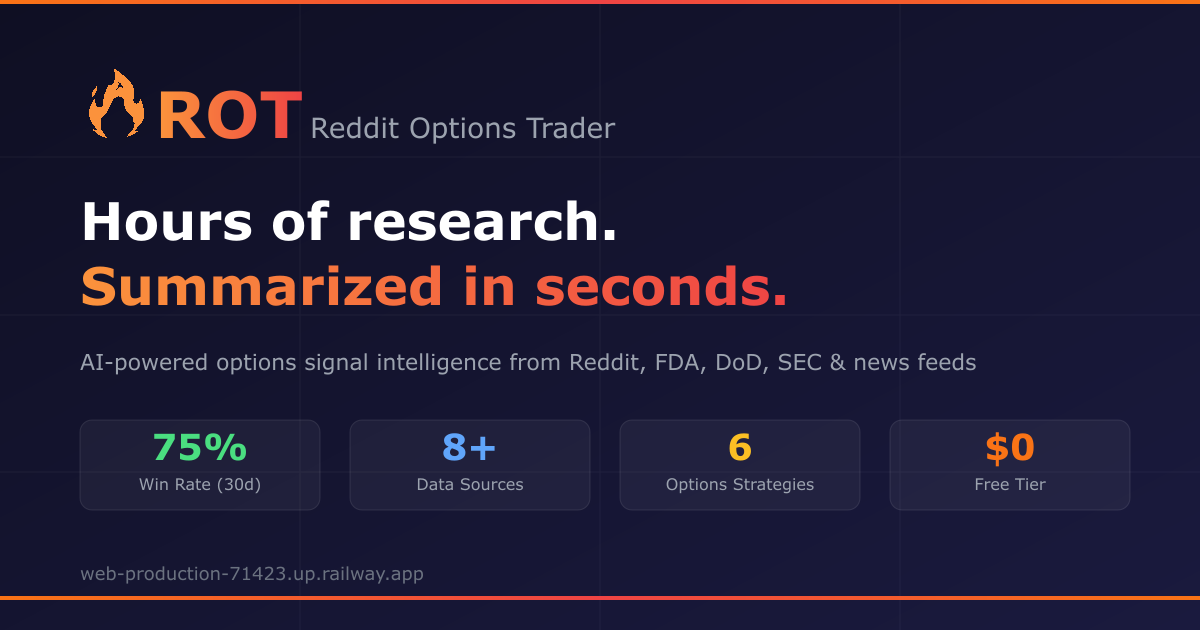 ROT - Reddit Options Trader gallery image