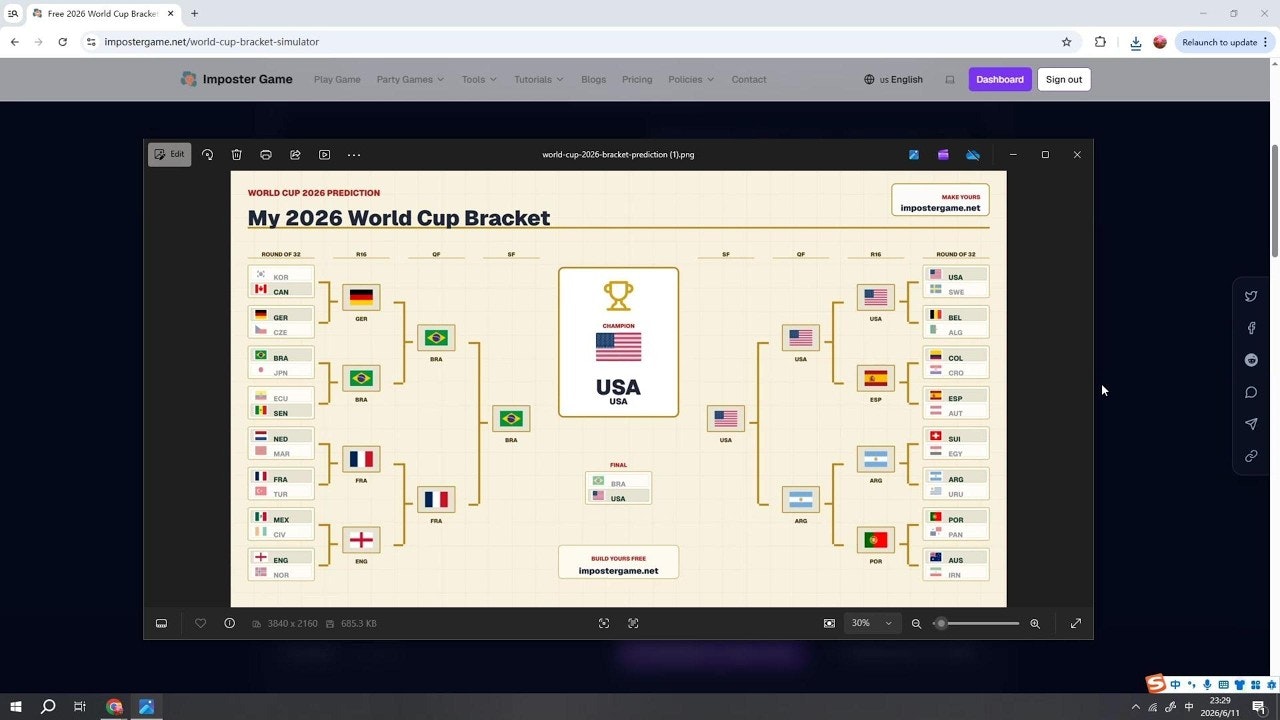 2026 World Cup Bracket Simulator gallery image