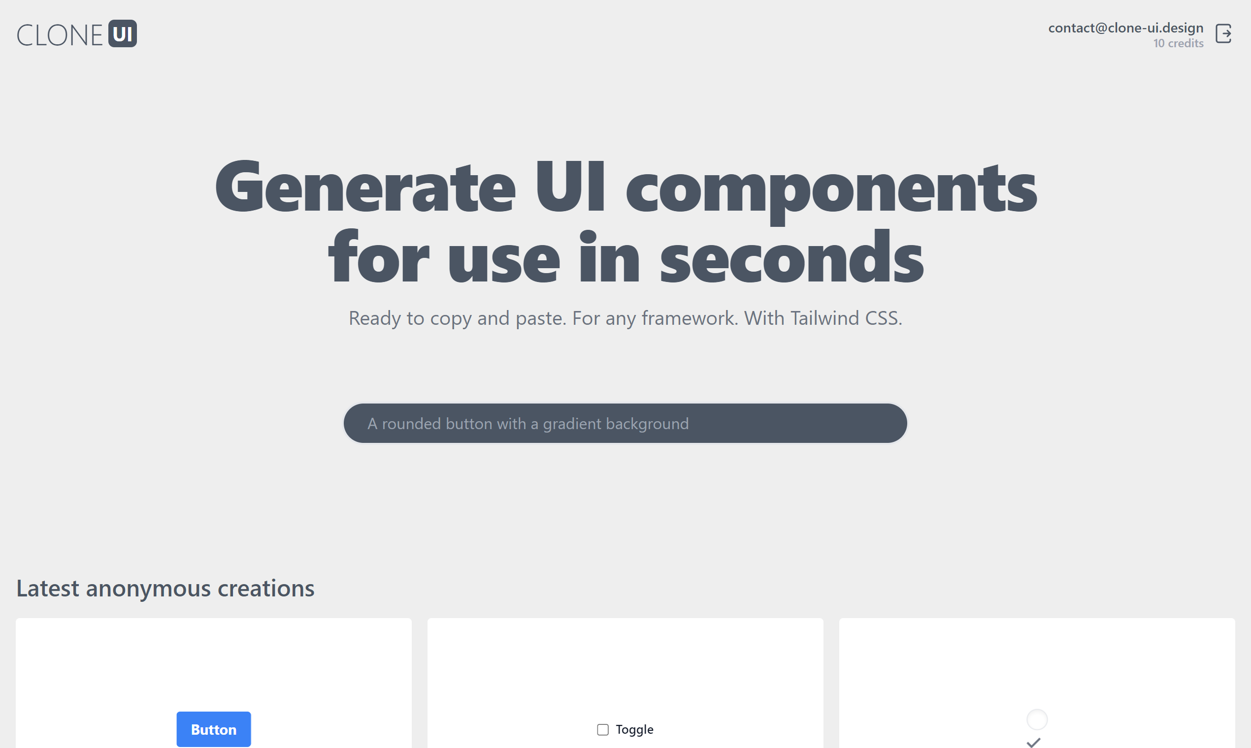 Clone ui - Generare componenti dell'interfaccia utente per l'uso in pochi secondi media 2