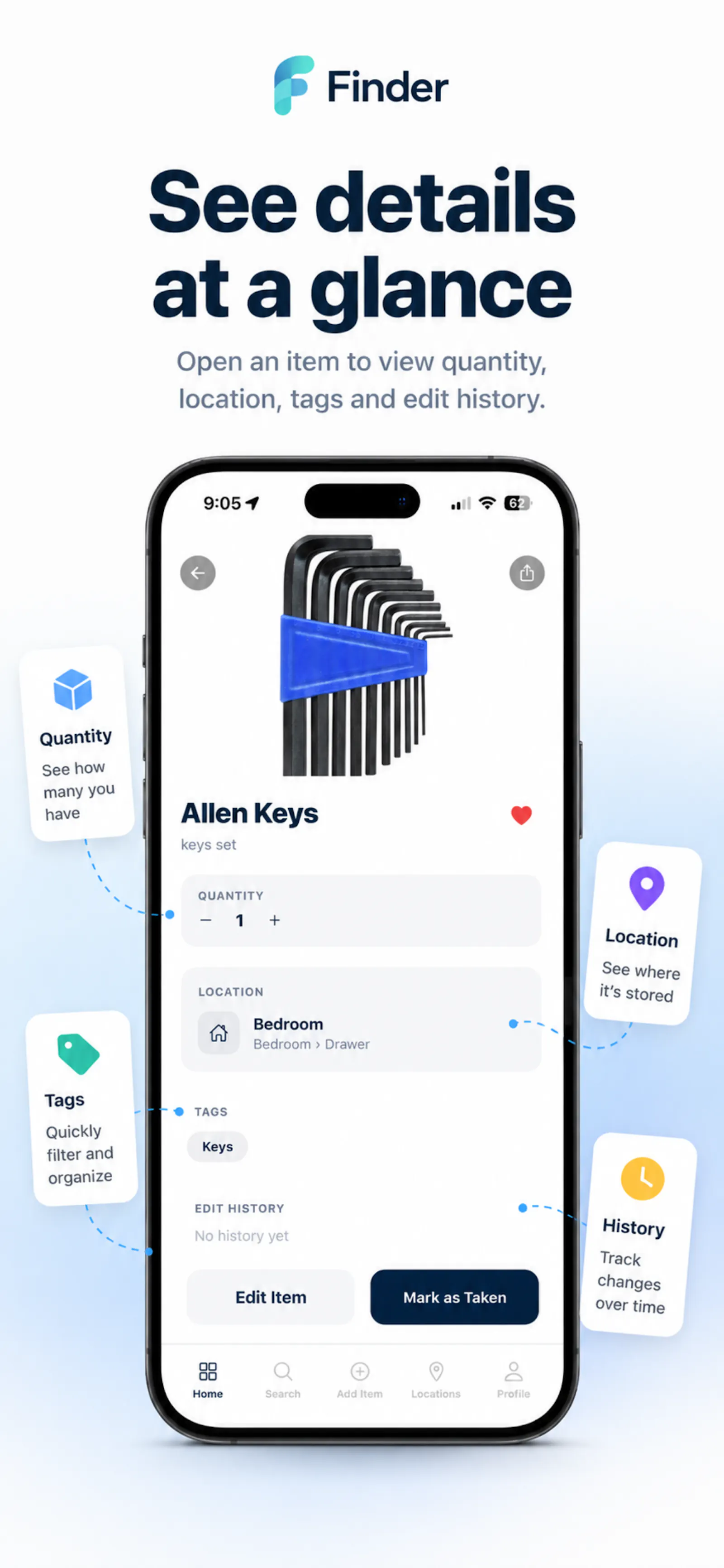 Home Storage Organizer: Finder screenshot 3