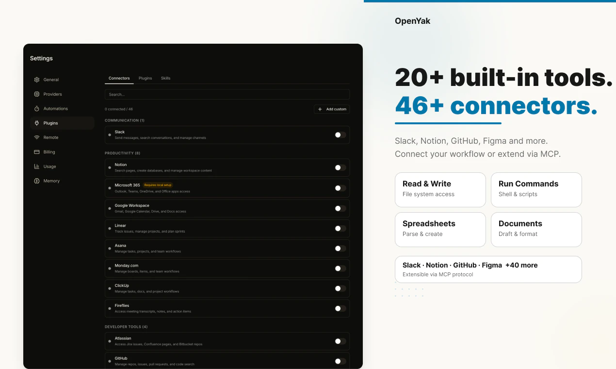 OpenYak screenshot 4