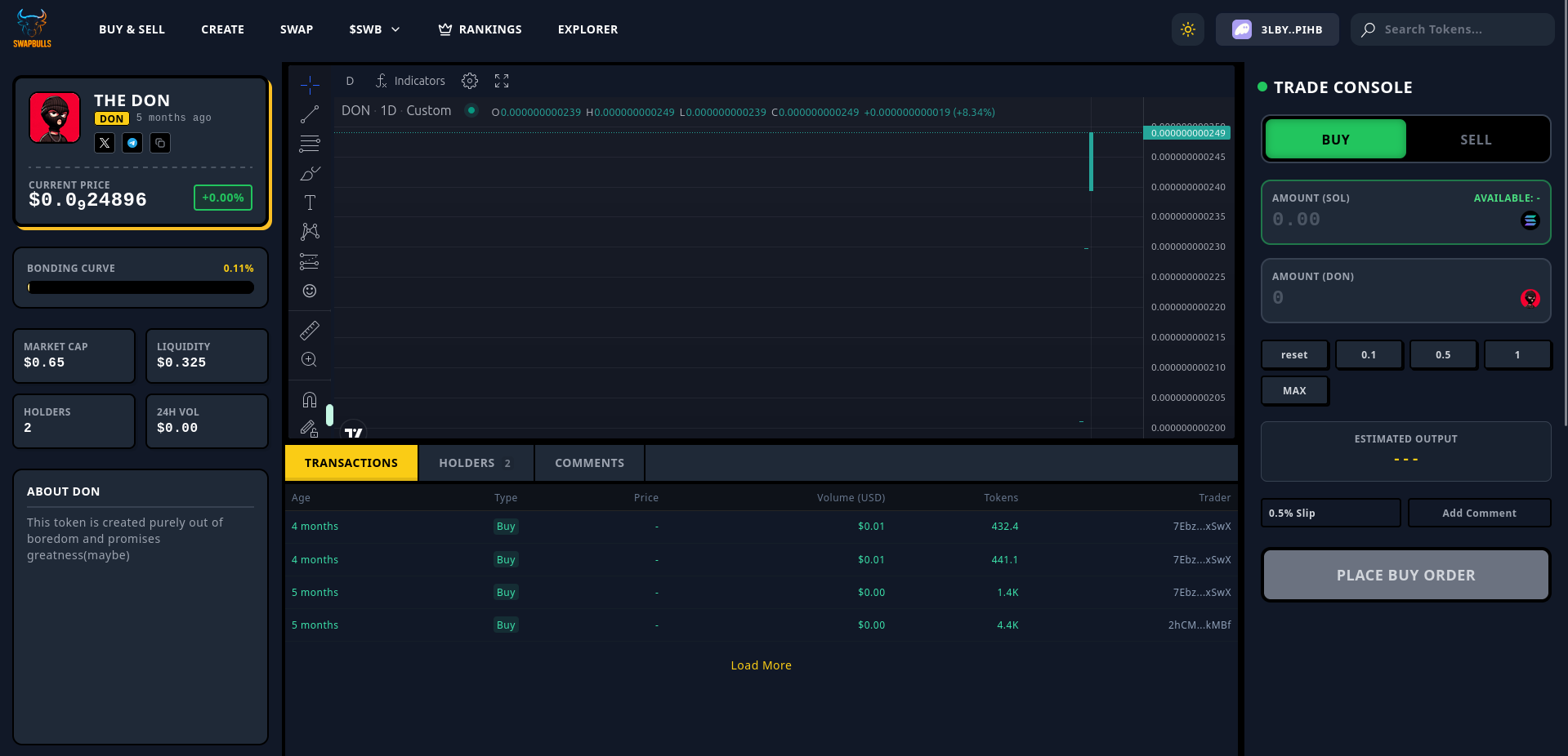 SwapBulls - Screenshot 4 showing product features and functionality