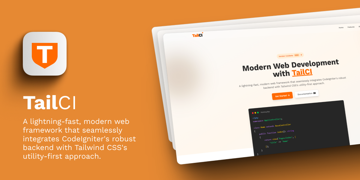 Tailci - CodeIgniter com Tailwind CSS media 3