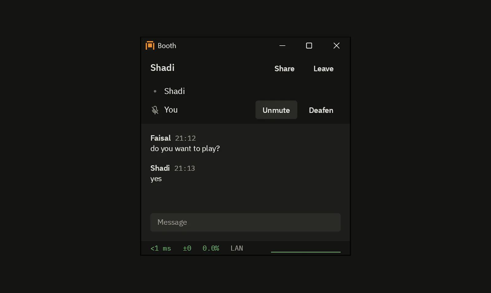 Booth screenshot 1