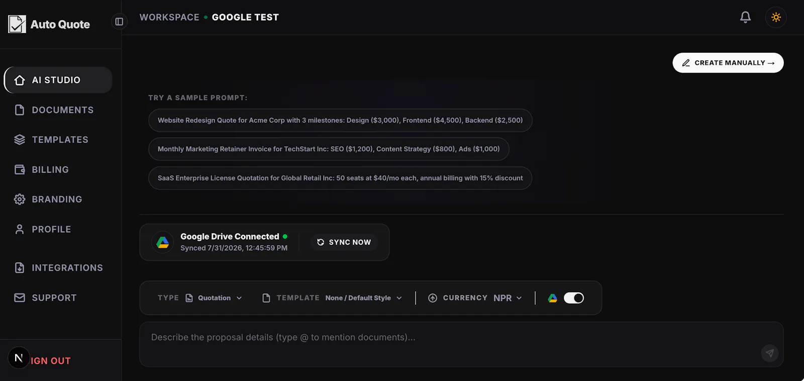 AutoQuote screenshot 3
