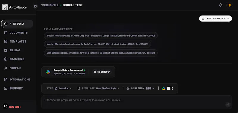 AutoQuote screenshot 3