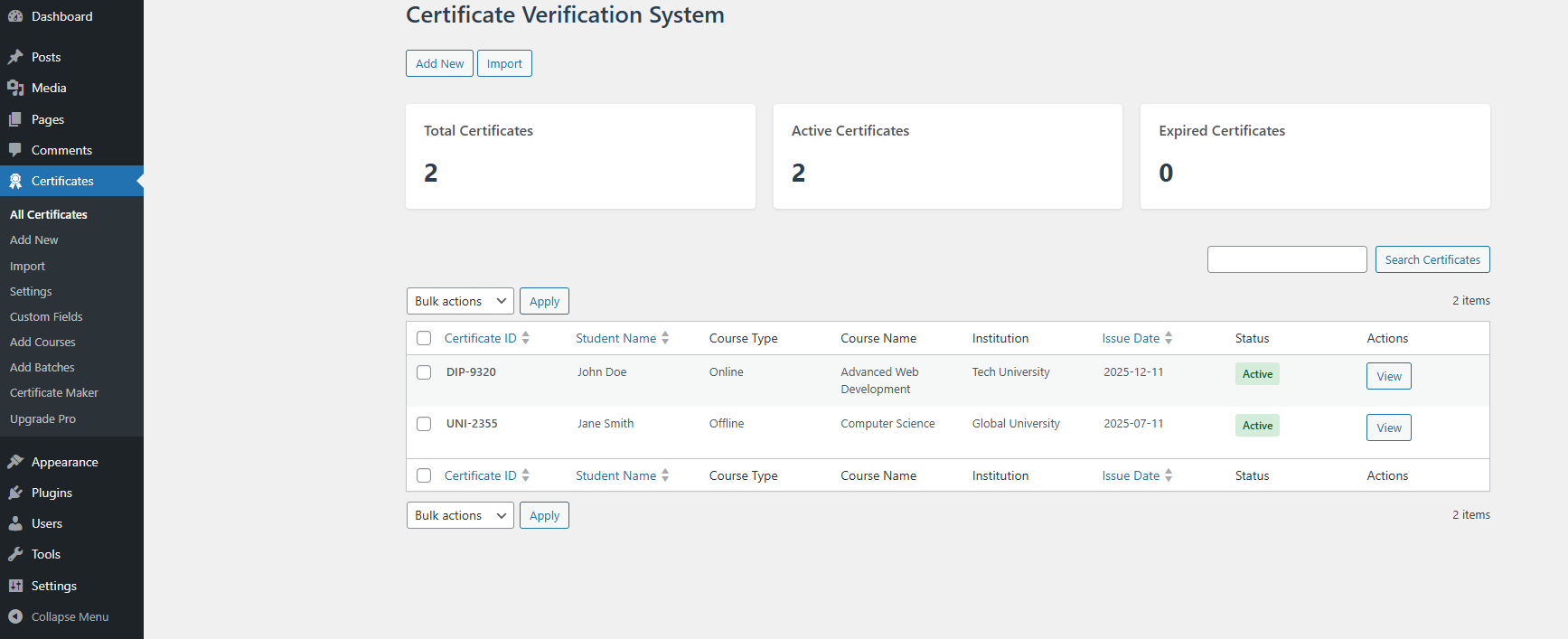 Academic Certificate Verification gallery image