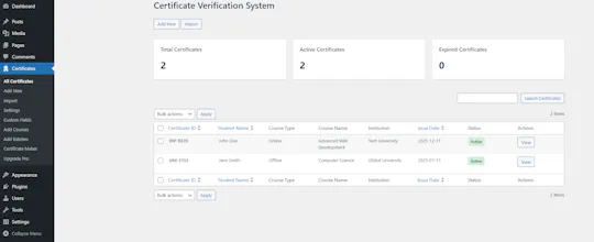 Academic Certificate Verification gallery image