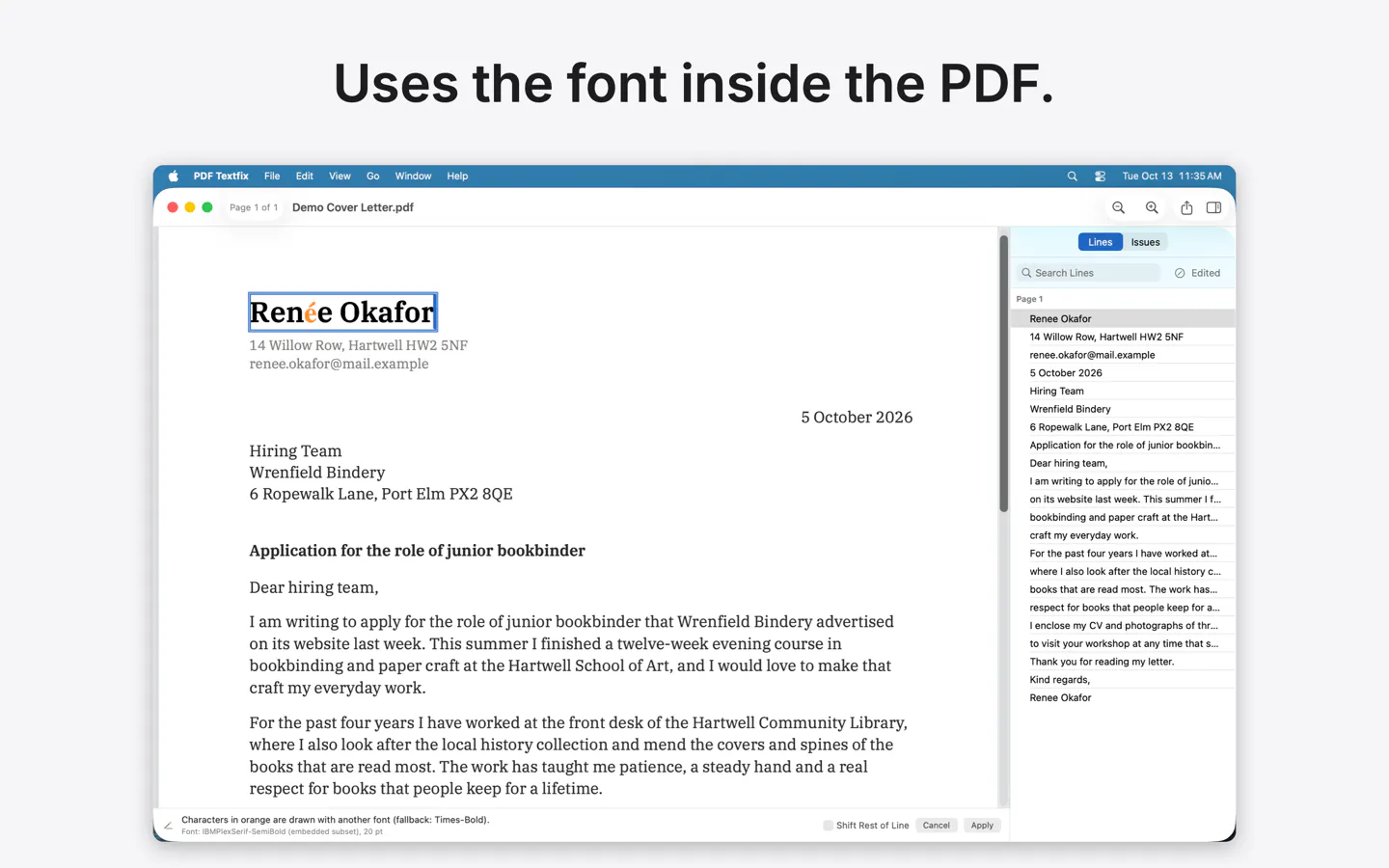 PDF Textfix gallery image