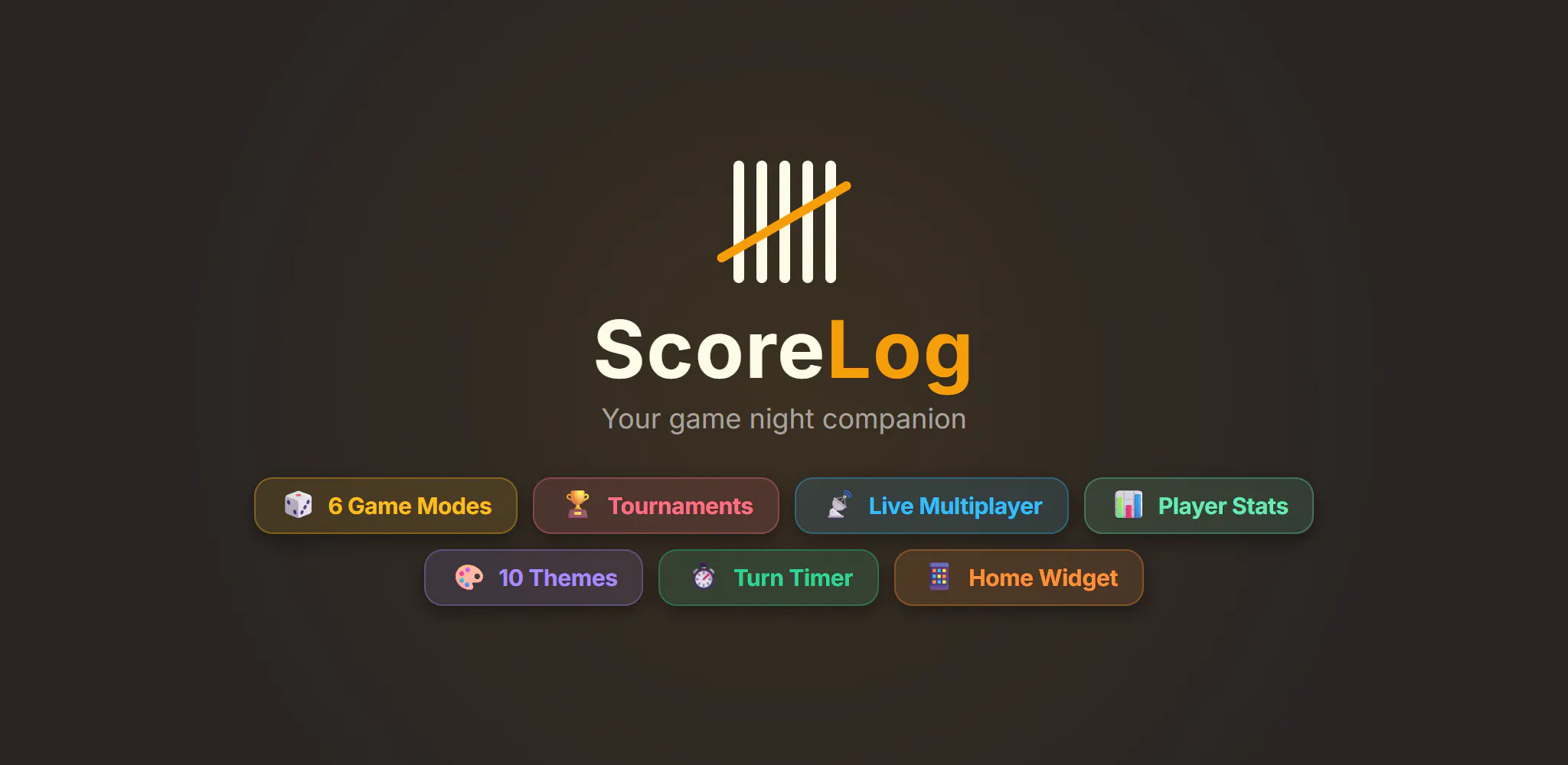 ScoreLog - Score Keeper 제품 배너