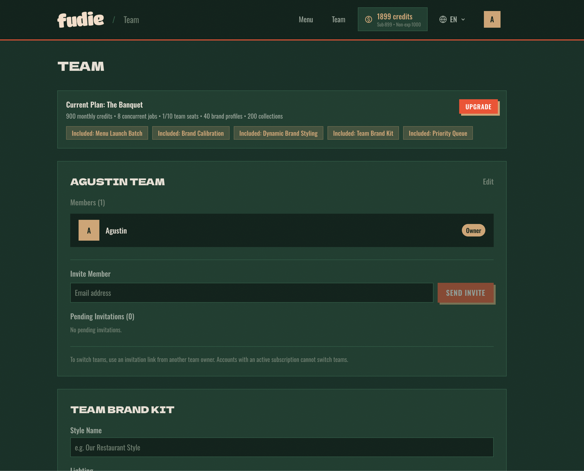 Fudie - Screenshot 3 showing product features and functionality
