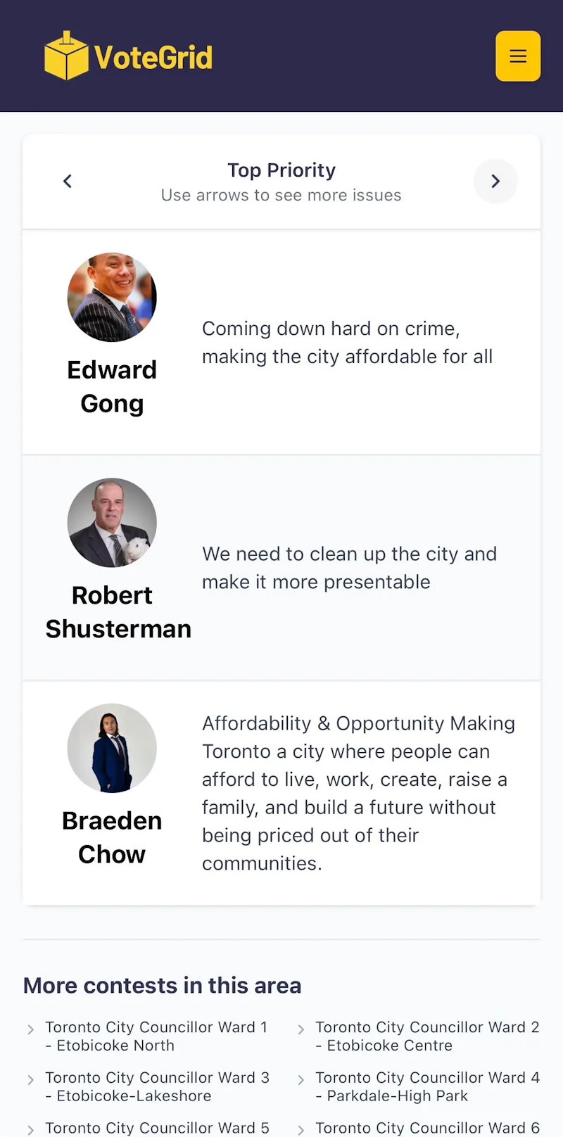 VoteGrid screenshot 3