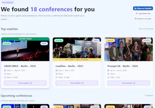 Product Conference Matcher gallery image