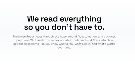 The Noise Report gallery image