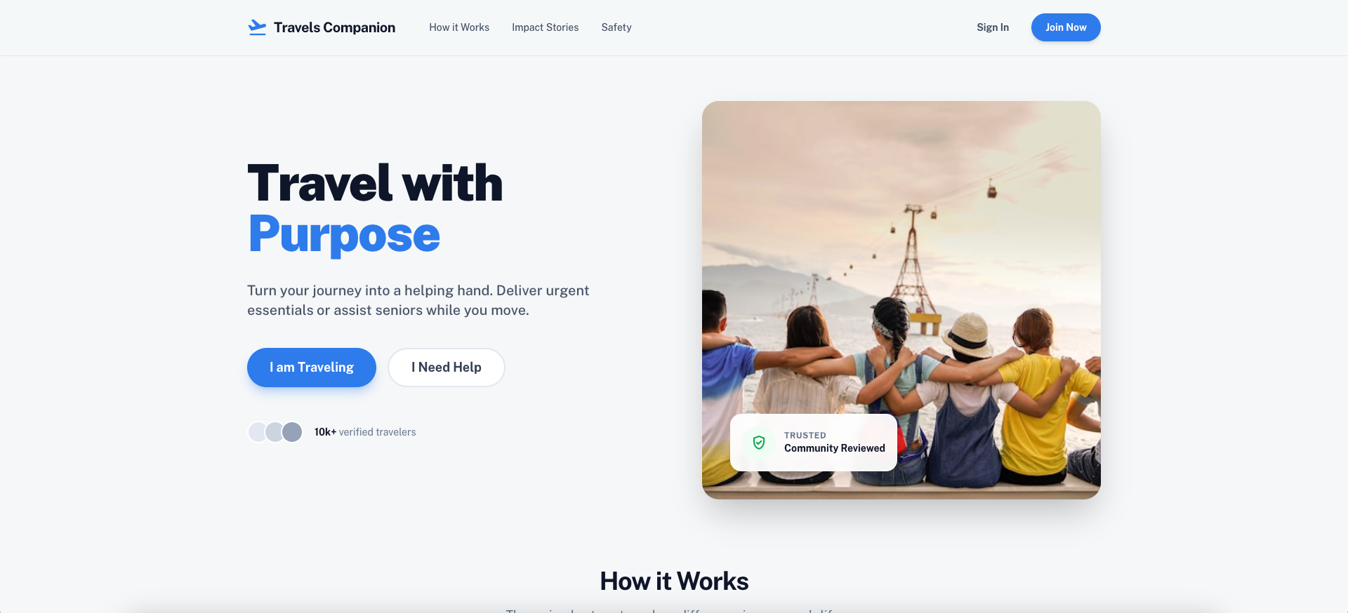 Travels Companion - Product Hunt launch logo and brand identity