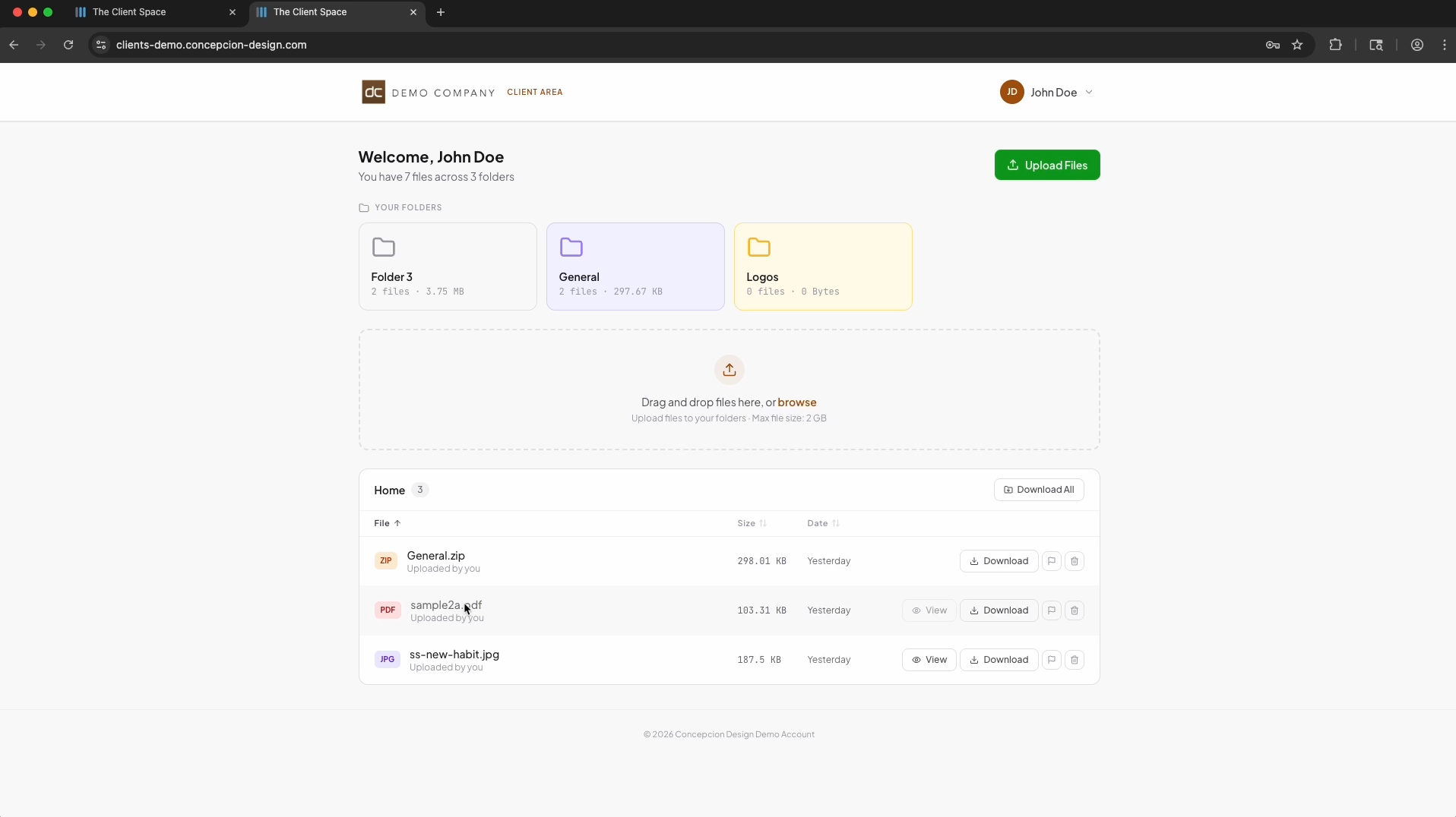 The Client Space gallery image