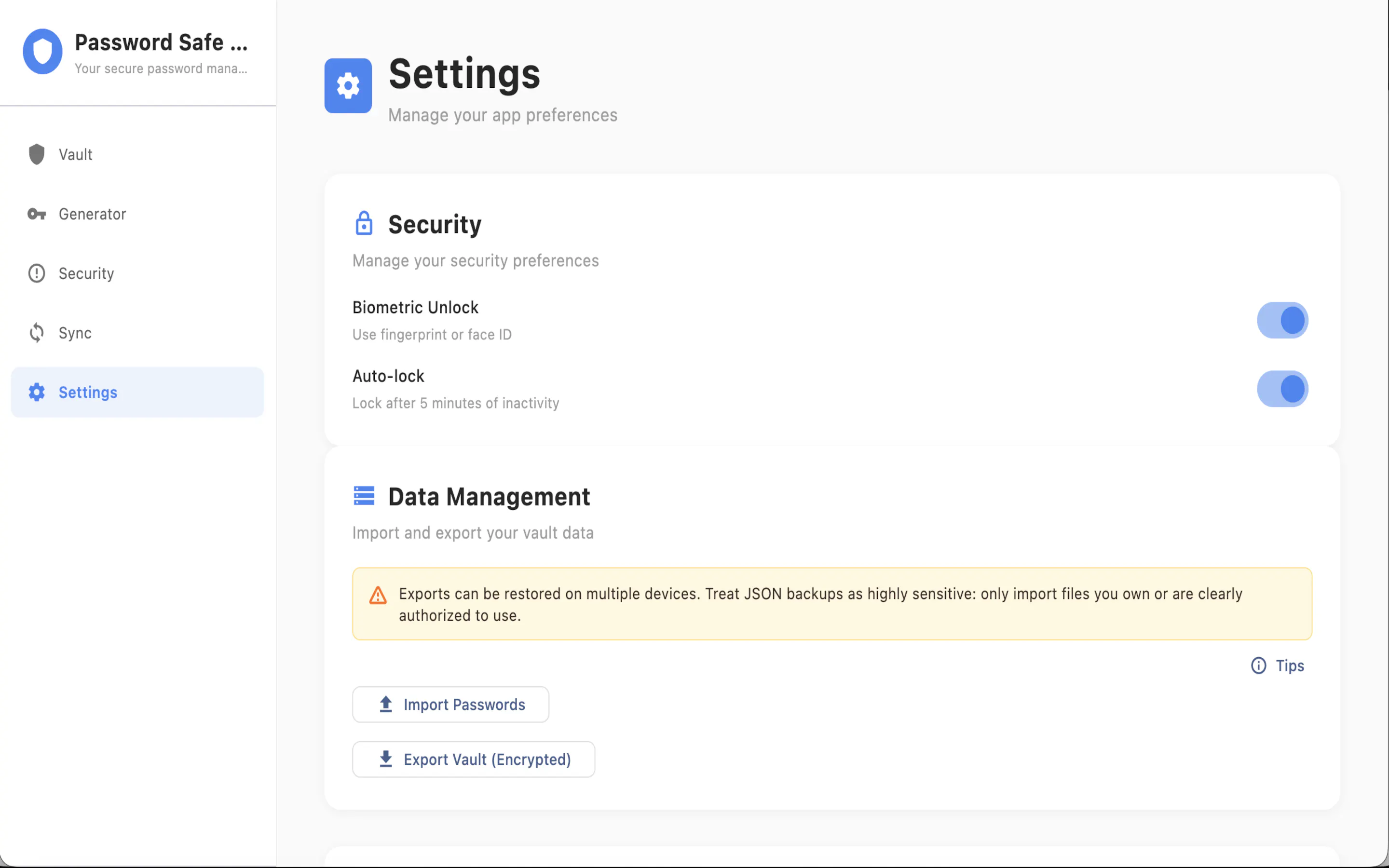 Password SafeVault gallery image