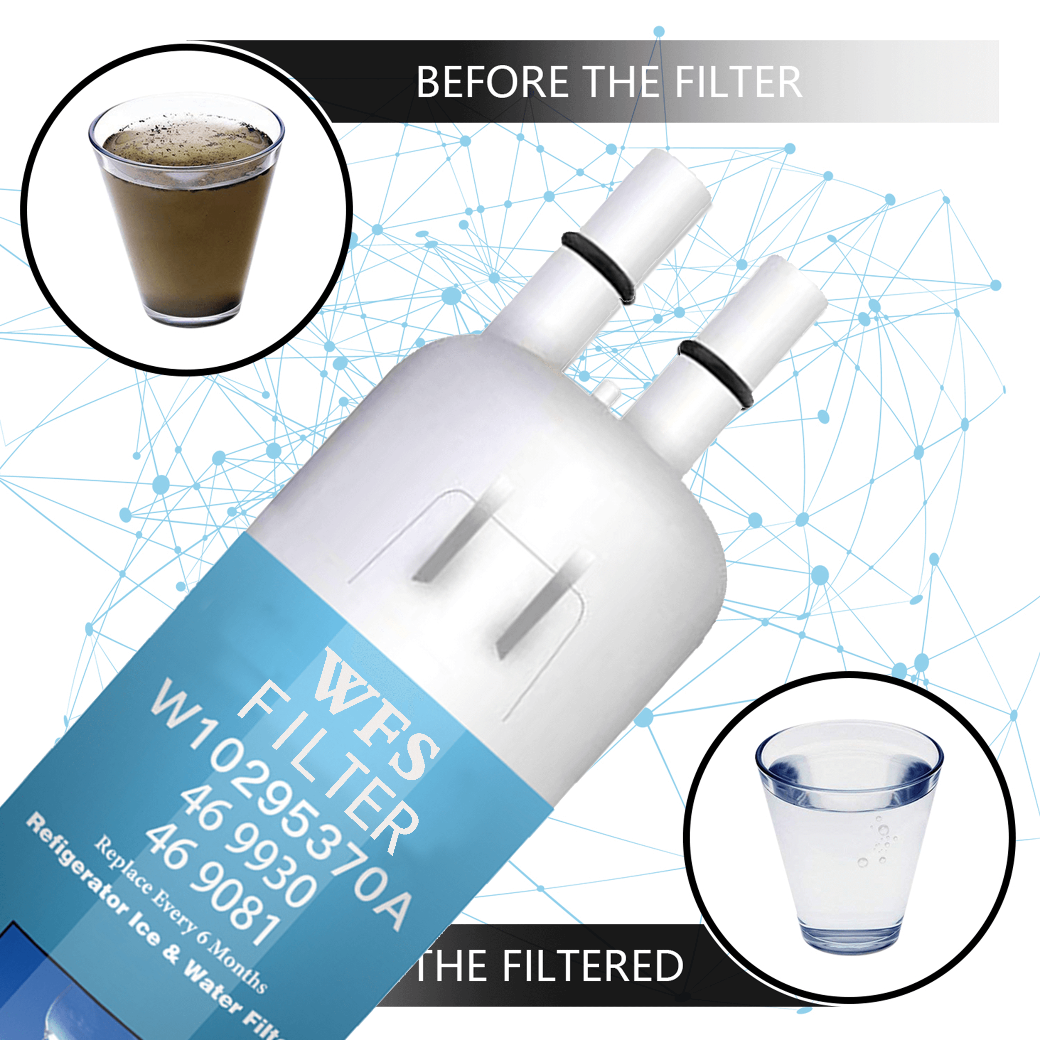 Refrigerator Water Filter  W10295370A gallery image