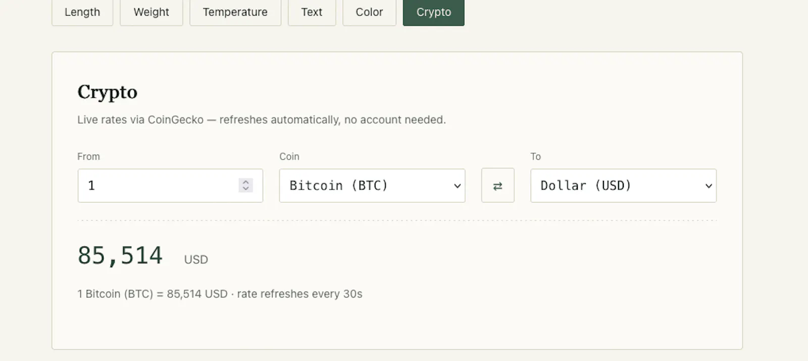 QuickConvert screenshot 3