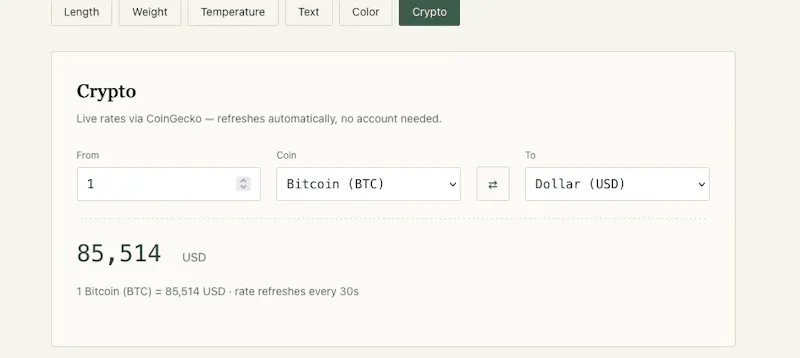QuickConvert screenshot 3