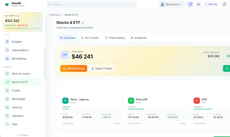 Assetli.app screenshot 2