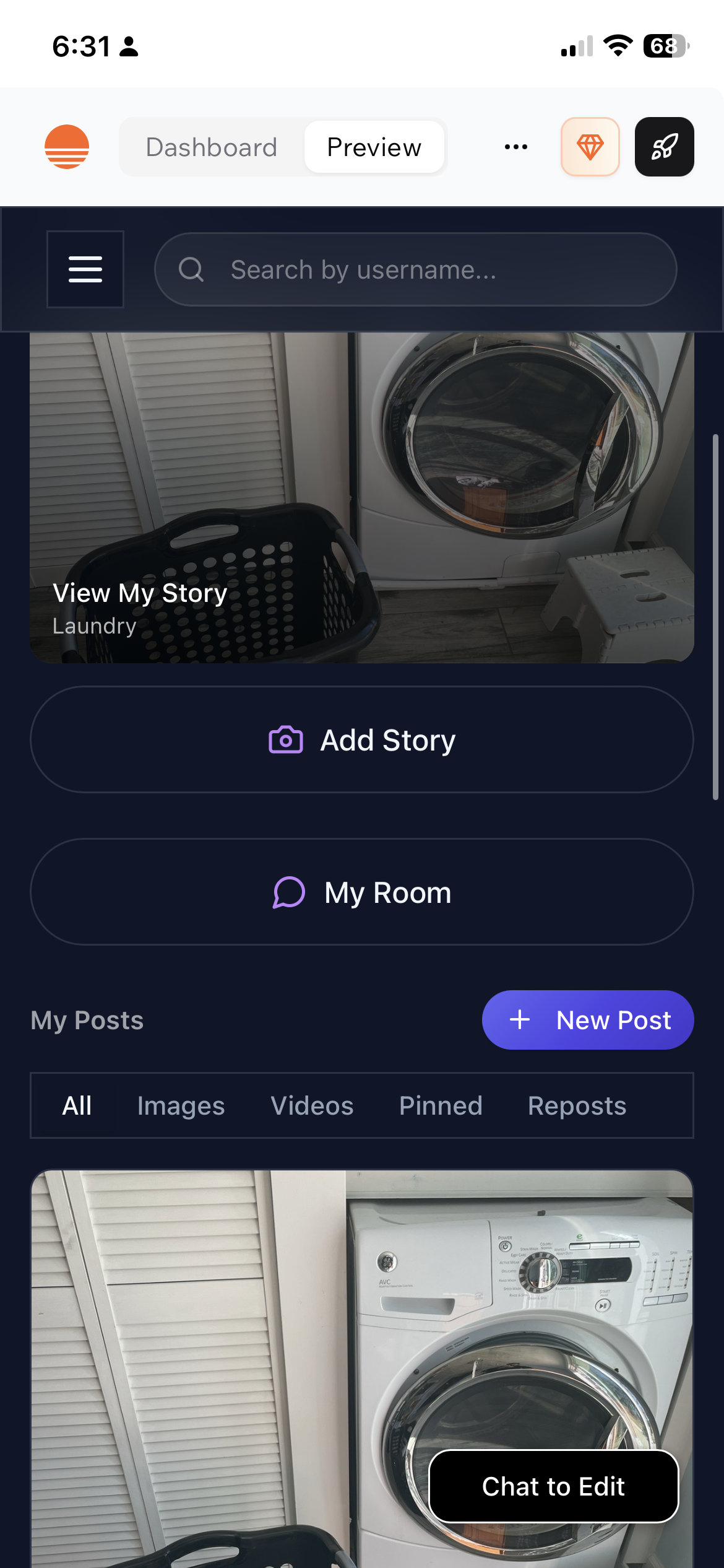 MentSocial - Screenshot 3 showing product features and functionality