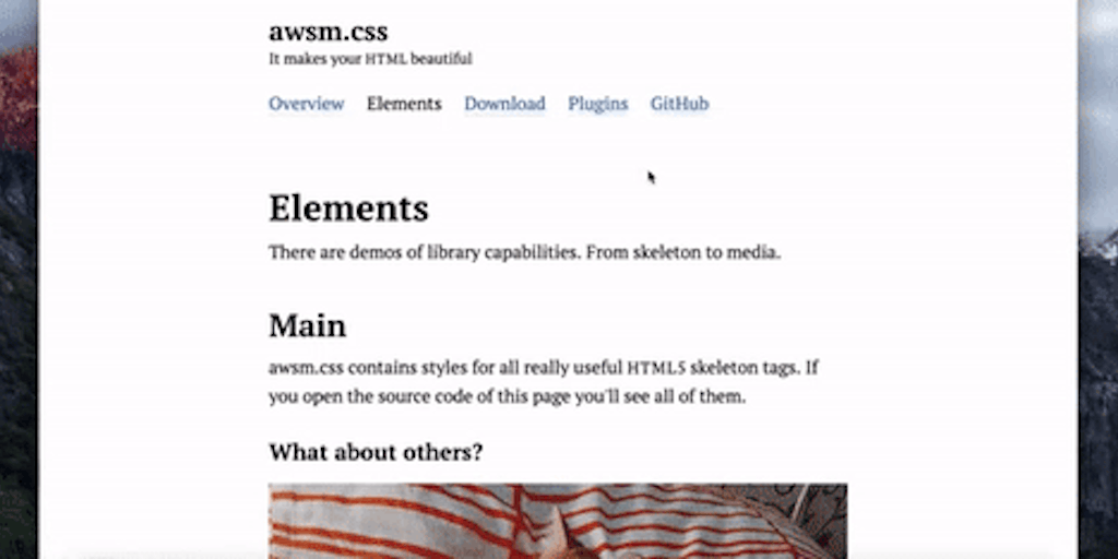 awsm.css Image