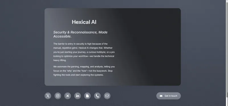 Hexical AI screenshot 2