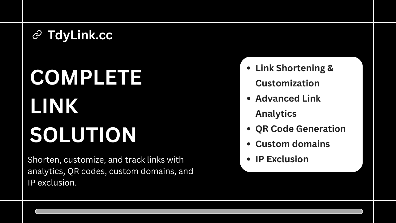 tdylink - URL Shortener และ Link Link อย่างง่ายสำหรับบุคคล media 4