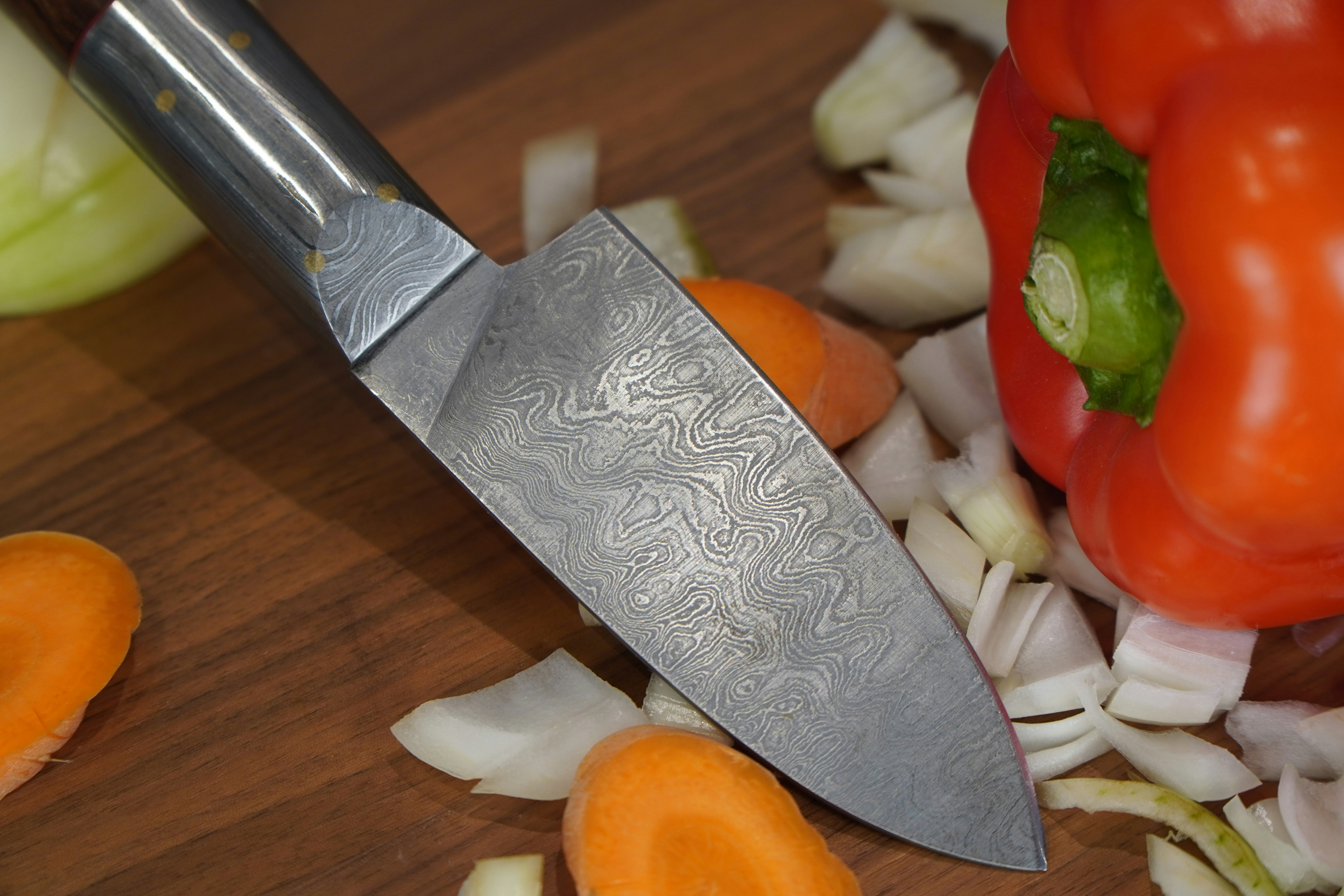Marcus Aurelius Damasco Knife Series - Serie di coltelli Damasco a mano commerciale. media 12