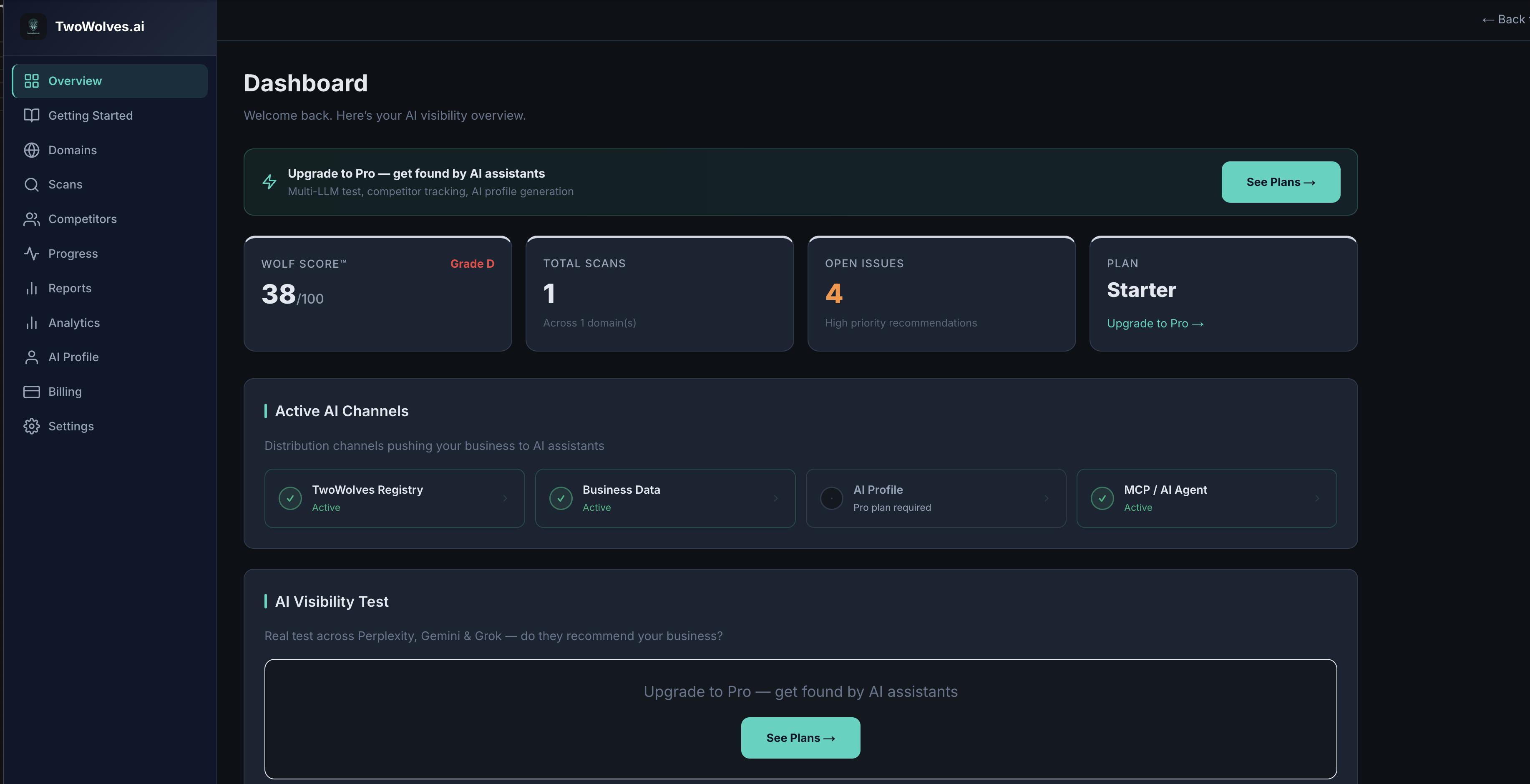 TwoWolves.ai - Screenshot 4 showing product features and functionality